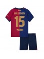 Barcelona Andreas Christensen #15 Hjemmedraktsett Barn 2024-25 Korte ermer (+ bukser)